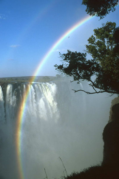 water games, Victoria Falls, rainbow, Zambezi, Zimbabwe