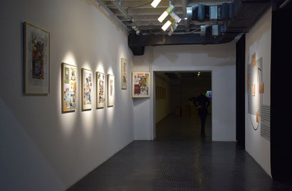 Handwork, collages, gallery Podroom, 2025