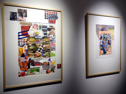 Handwork, collages, gallery Podroom, 2025