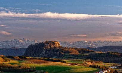 Checkpoint Festung Hohentwiel mit Schweizer Alpenpanorama | Freunde des Hohentwiels (c) Hans Noll