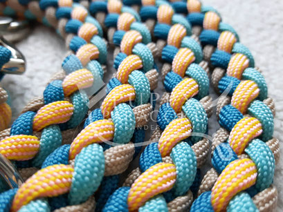 lemonade strand - turquoise - tan 380 - caribbean blue