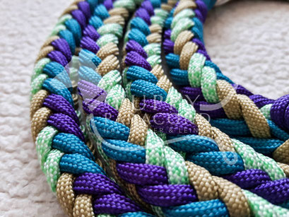 caribbean blue - acid purple - gold - mint white diamond