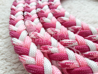 fuchsia - rose pink - white - breastcancer awareness