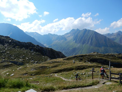 Blick von der Pfitscher Joch Hütte