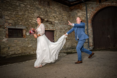 Kleines Brautpaarshooting Schloss Neutrauchburg