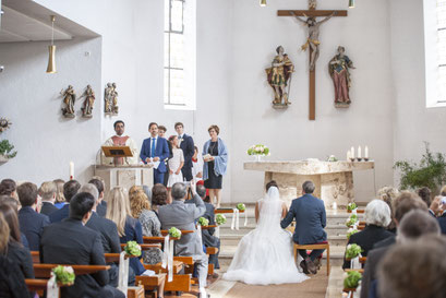 Kirchliche Trauung Pfarrkirche St. Pankratius Braunenweiler