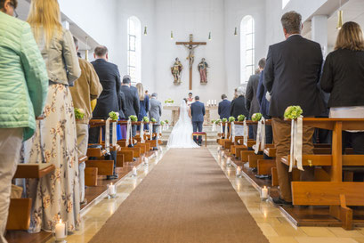 Kirchliche Trauung Pfarrkirche St. Pankratius Braunenweiler