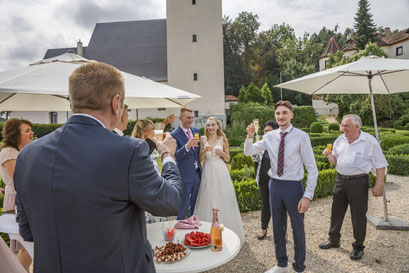 Freie Trauung historischer Hängegarten
