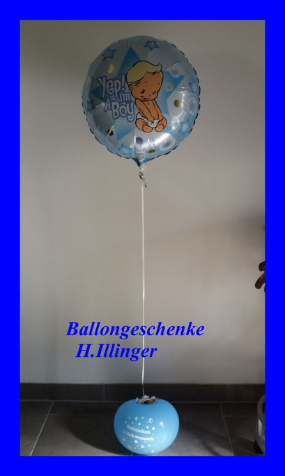 Folienballon 45 cm mit Ballongewicht -  10,50 €