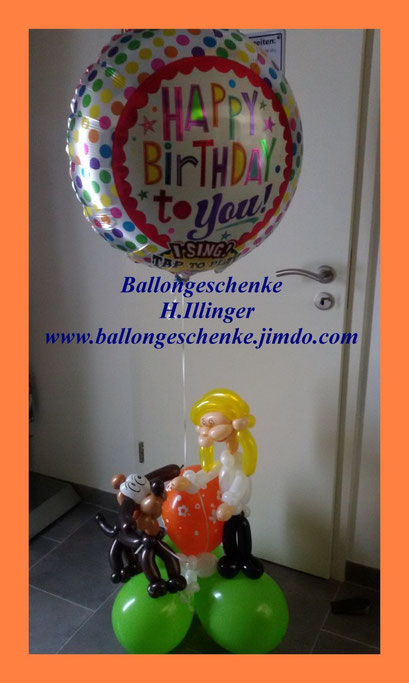 singender Ballon an Figur   -    41,50€