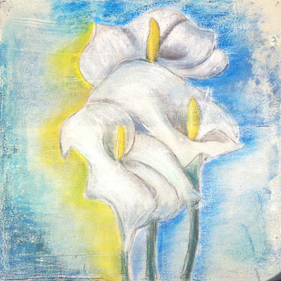 Homage an Georgia   ...   Acryl auf Leinwand   ...   50 x 50 cm