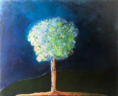 Jahreszeitenbaum   ...   Acryl auf Leinwand   ...   120 x 100 cm