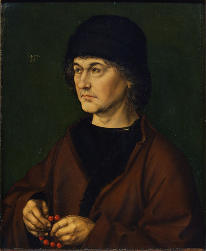 Porträt Albrecht Dürer der Ältere (1490)
