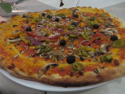 Pizza Diavolo - teuflisch gut in der veganen Variante ...