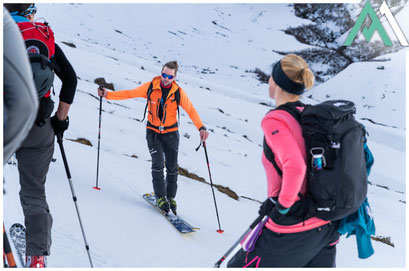 Skitourenkurs Kurs für Skitouren im Allgäu / Kleinwalsertal mit Hütten Übernachtung