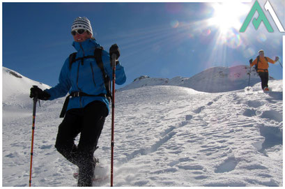 SCHNEESCHUHWOCHE IM VAL MÜSTAIR Eine Woche Schneeschuhabenteuer im Hochtal der Schweizer Alpen mit AMICAL ALPIN