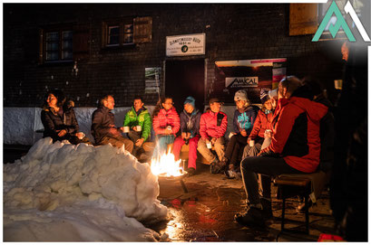 Silvester Skitour im Allgäu / Kleinwalsertal mit AMICAL ALPIN mit Hüttenübernachtung