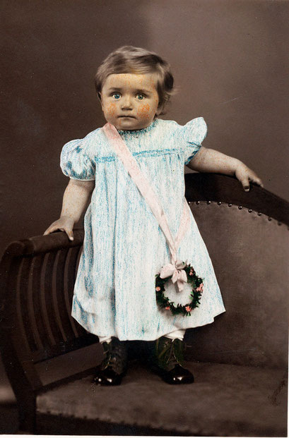 Inge Katterwe 1937 in Breslau