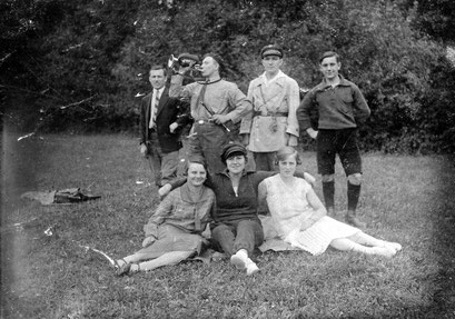 Junge Breslauer 1929 Herbert, Kurt, Erich, Helmut, Erna, Martha, Gertrud