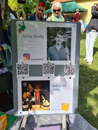 Werbeplakat Sylvia Totally und Gudrun von Cantoj