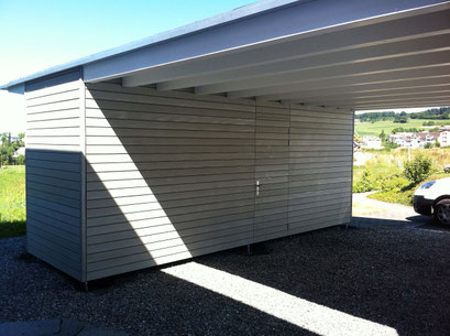 Carport inkl. Geräteraum