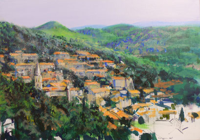 "Smokvica (Insel Korcula, Kroatien)", Acryl, 70x50cm,2010 