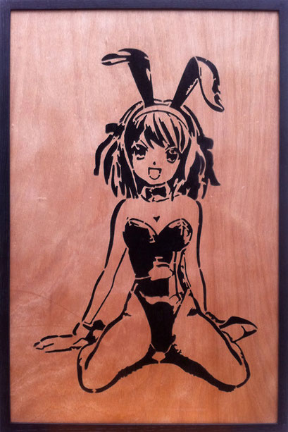 Laurent Gugli Katsuni Love Spray Paint CP 75x50 cm