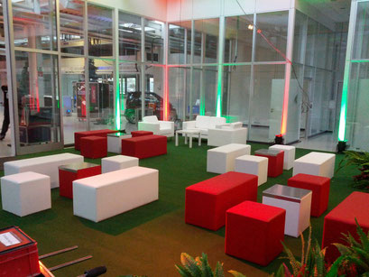 "Fußball-Lounge" für Light & Soung on Tour