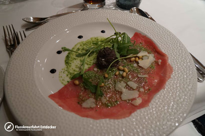 Vorspeise: Rinder-Carpaccio