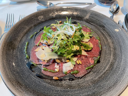 Vorspeise: Rindercarpaccio