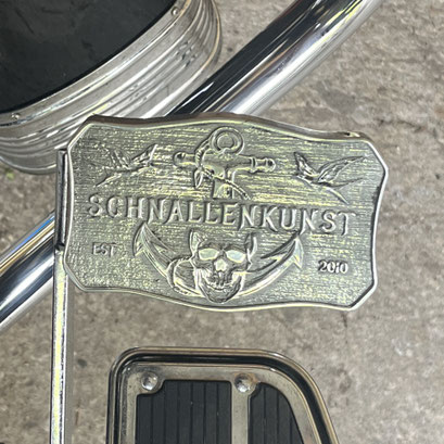 Handgefertigtes Bremspedal aus Zamak. - Schnallenkunst