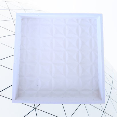 Protège-surfaces multi-usages blanc carré (120 mm) - 7€