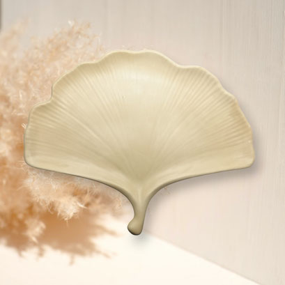 Feuille de Ginkgo biloba (180 / 145 mm) beige - 9,50€