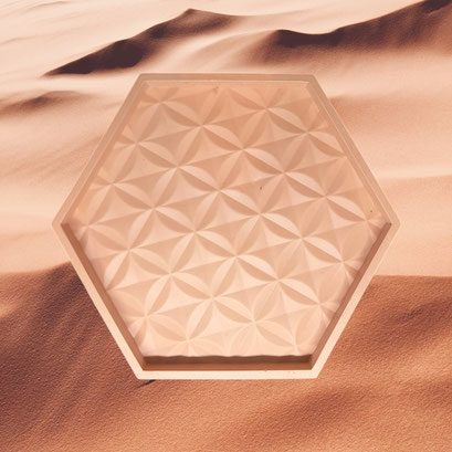 Protège-surfaces multi-usages terre cuite ancienne hexagonal (116 mm x 134 mm) - 7€
