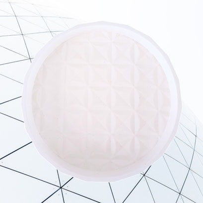 Protège-surfaces multi-usages blanc rond (120 mm) - 7€