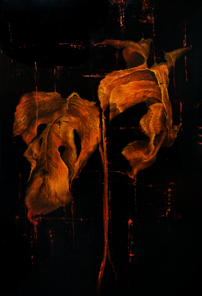 "Les Fleurs du Mal" - Öl auf Leinwand - 80x60 cm - 2025