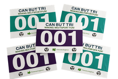 Custom Printed Runners Race Bib Numbers Can But Tri