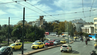 Athen '17 | Auf dem Weg zum «Neuen Akropolis Museum»: «Handrian's Arch».