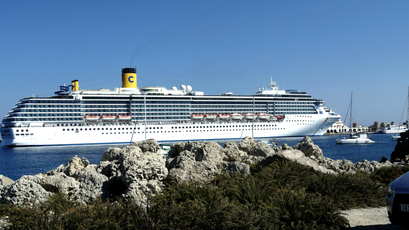 Rhodos '13 | Rhodos-Stadt: «Hafenblick».