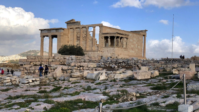 Athen '17 | «Erechtheion» | Ein Tempel im ionischen Baustil | Etwa zwischen 420 und 406 v. Chr. erbaut.