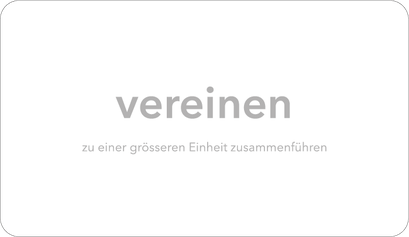 vereinen