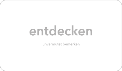 entdecken