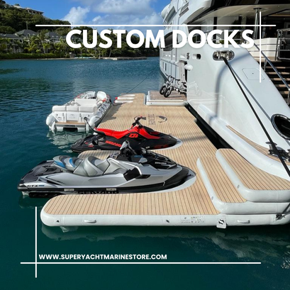 Custom Inflatable dock ©www.superyachtmarinestore.com