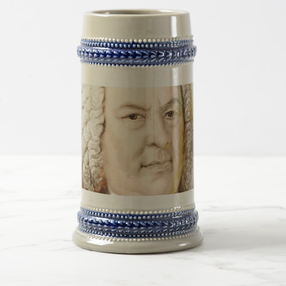 Bach beer stein ... up to date.