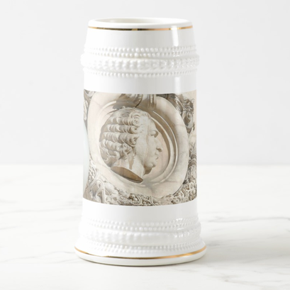 Bach beer stein ... up to date.