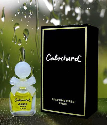 CABOCHARD - MINIATURE  PARFUM 1,8 ML - BOUCHON ET NOEUD  PLASTIQUE BLANC