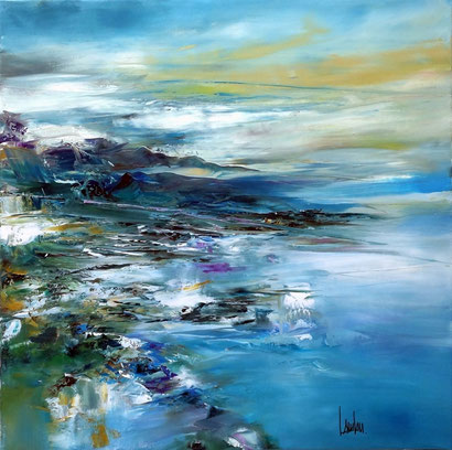"A vol d'oiseaux" - 80x80