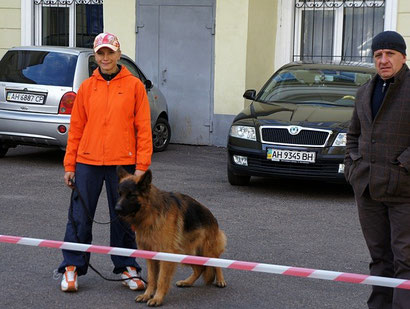 Голубицкая Елена с Трэшем Штольц Фатерланд и Перерва Владимир - руководитель Макеевского отделения КСУ