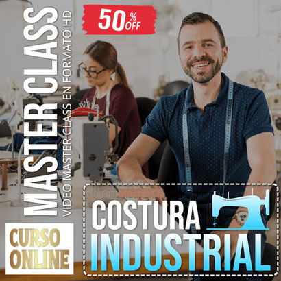 Curso Online Costura Industrial, cursos de oficios online,