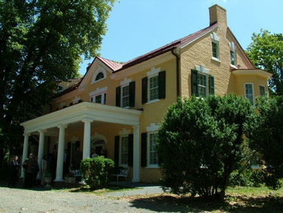 Das "Marshall House" in Leesburg, Virginia, früher bekannt als "Dodona Manor", war Marshalls Privatwohnsitz von 1941 bis zu seinem Tod 1959 (Bild: MTK)